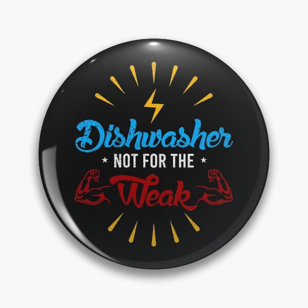 Item preview, Dishwasher Not Weak Muscle Plate Knife Fork Funny Quote Gender Household Errands Gift designed and sold by TheAplus.