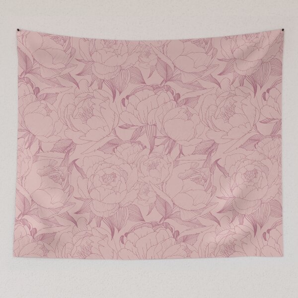 Item preview, Dusky Pink Peonies designed and sold by Inktopia-Art.