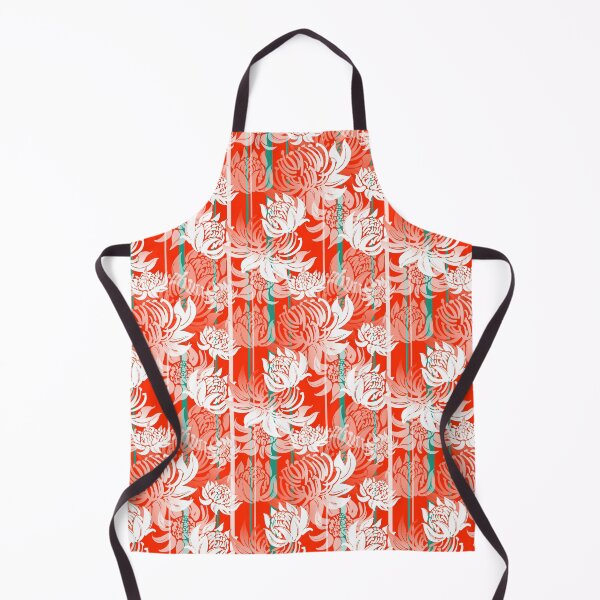 Item preview, Pattern with Telopea flowers on red background designed and sold by Irina Ivanova.