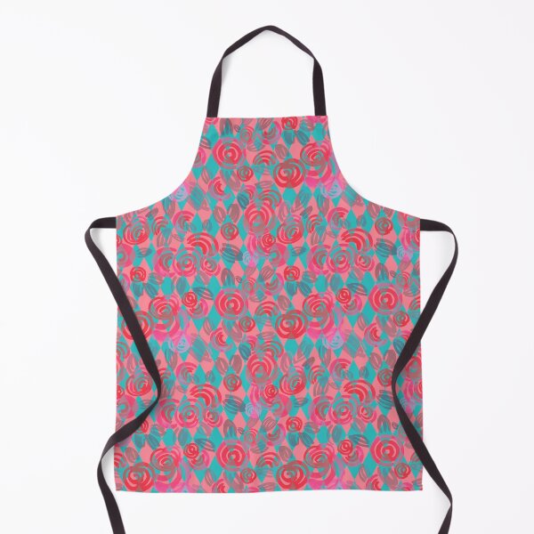 Item preview, Argyle Pattern with pink abstract flowers designed and sold by Irina Ivanova.