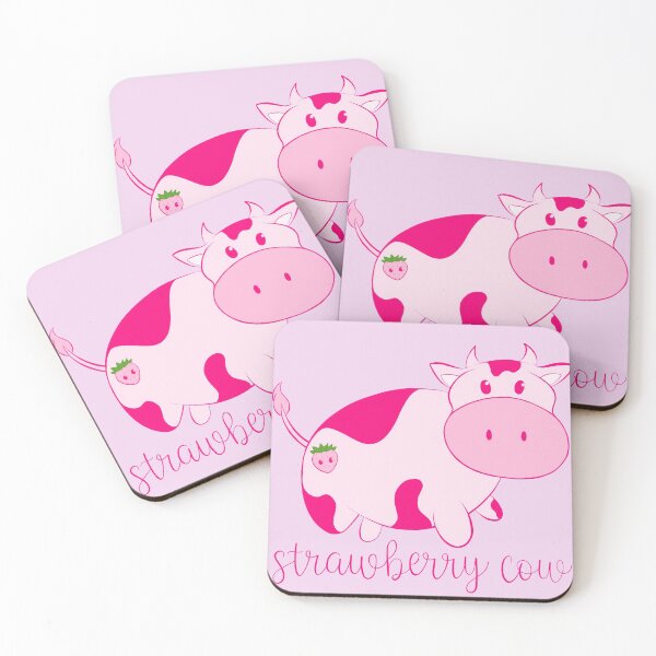 Item preview, Strawberry Cow with words designed and sold by doodlegraphy.