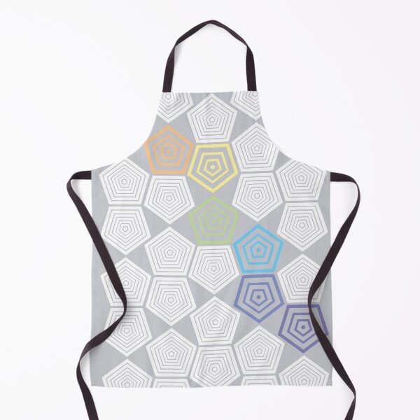Item preview, Colour Pop Pentagons - Pastel Rainbow  designed and sold by LAEC-Shop.