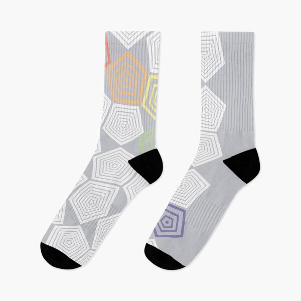 Item preview, Colour Pop Pentagons - Pastel Rainbow  designed and sold by LAEC-Shop.