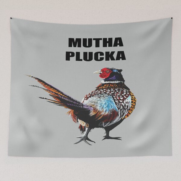 Item preview, MUTHA PLUCKA Adult humour fun slogan colourful Pheasant designed and sold by IslesArt.