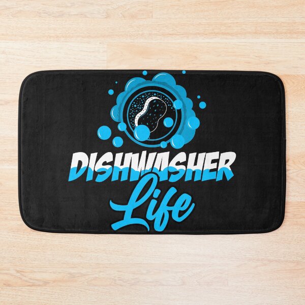 Item preview, Dishwasher Life Soap Sponge Plate Knife Fork Funny Quote Gender Household Errands Gift designed and sold by TheAplus.