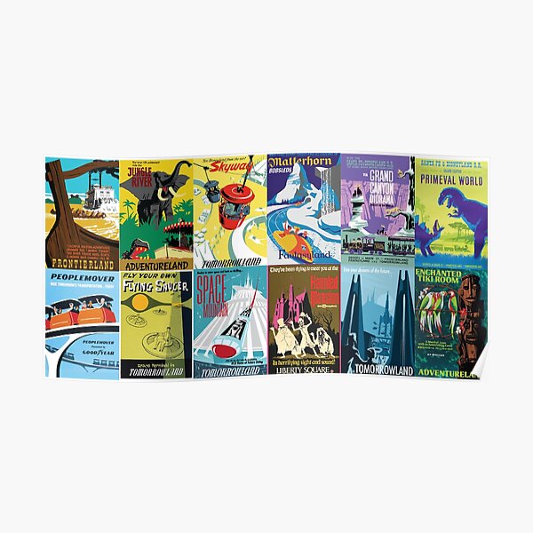 Vintage Ride Posters Poster