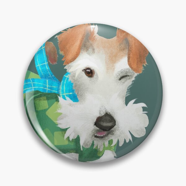 Item preview, Intrepid Wire Fox Terrier designed and sold by CrickettGrrrl.