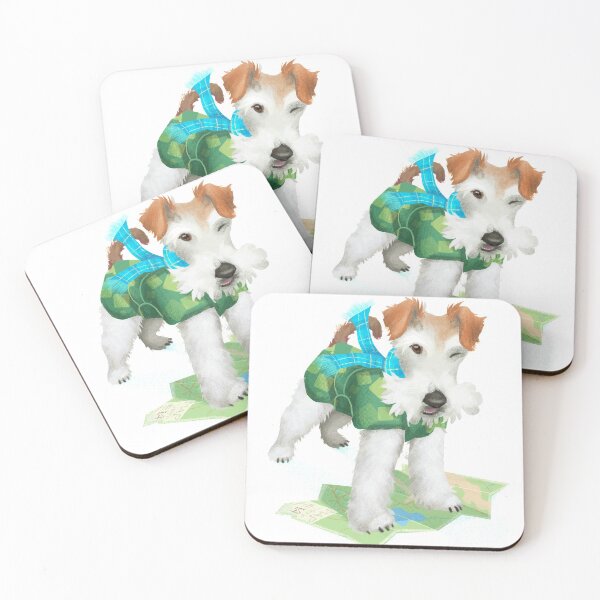 Item preview, Intrepid Wire Fox Terrier designed and sold by CrickettGrrrl.