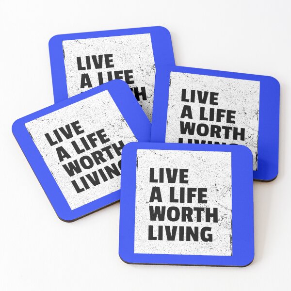 Item preview, A life worth living designed and sold by positivemessage.