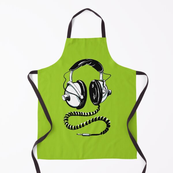 Item preview, Huge vintage headphones illustration designed and sold by SerifsWhiskey.