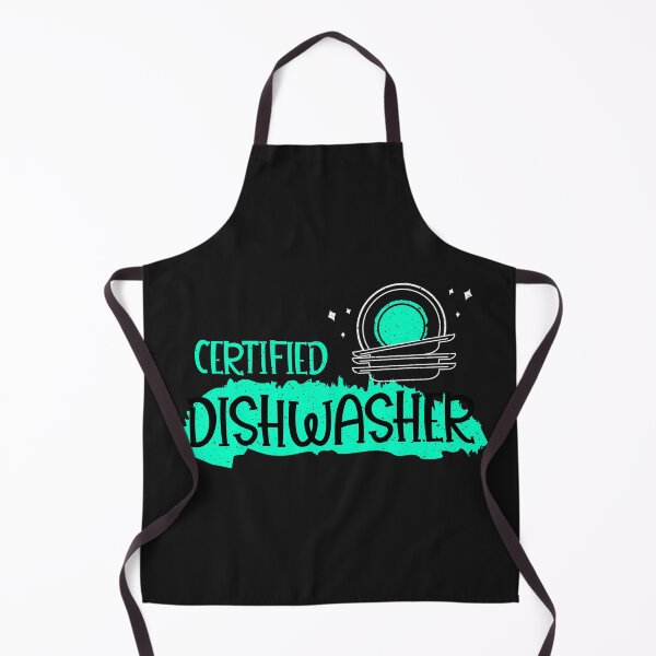 Item preview, Dishwasher Certified Soap Sponge Plate Knife Fork Funny Quote Gender Household Errands Gift designed and sold by TheAplus.