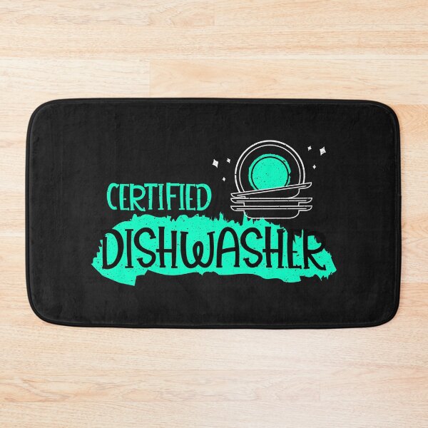 Item preview, Dishwasher Certified Soap Sponge Plate Knife Fork Funny Quote Gender Household Errands Gift designed and sold by TheAplus.