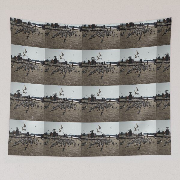 Item preview, Pigeons at Sea Shore designed and sold by GlobalHunt.