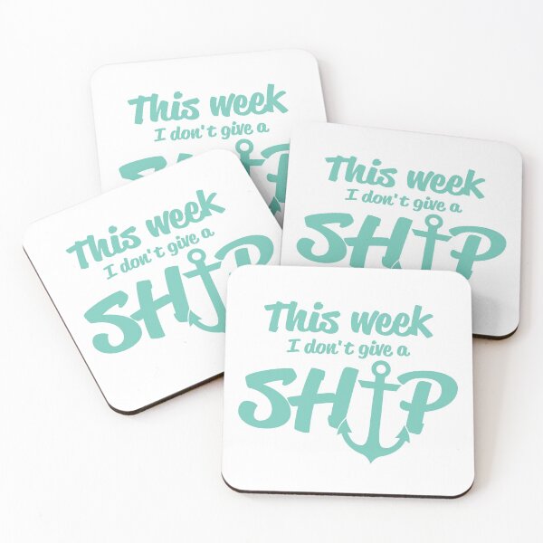 Item preview, I don't give a SHIP Teal designed and sold by AdventureTee.