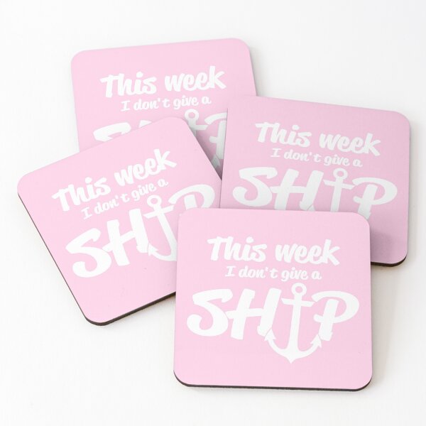 Item preview, I don't give a SHIP White on Pink designed and sold by AdventureTee.