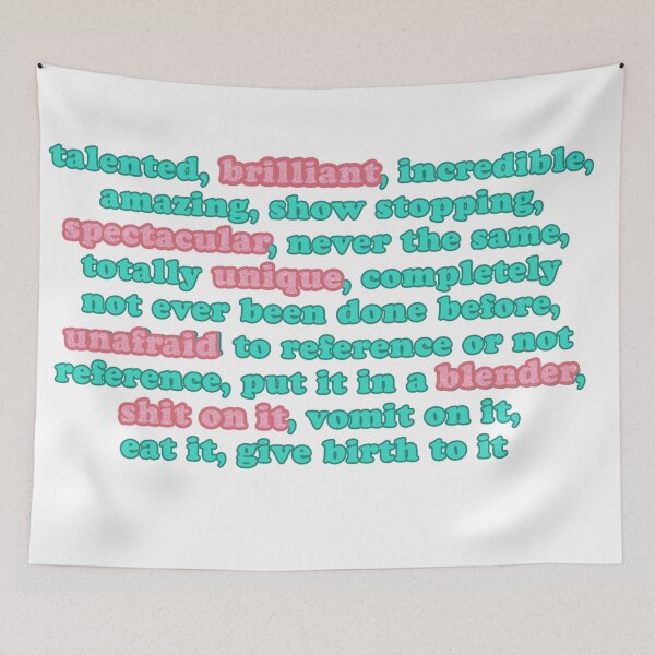 Item preview, Lady Gaga Quote talented, brilliant, incredible, amazing, show stopping... designed and sold by Mywaytothehigh.