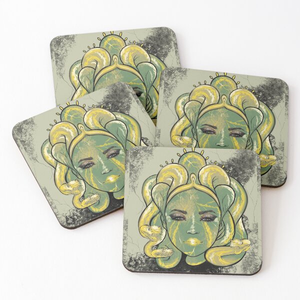 Artikelvorschau, Medusa, Königin aus Stein entworfen und verkauft von bluejayknits.