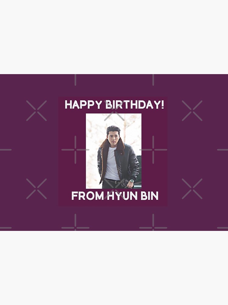 Happy Birthday From Hyun Bin by kpopkdramamerch