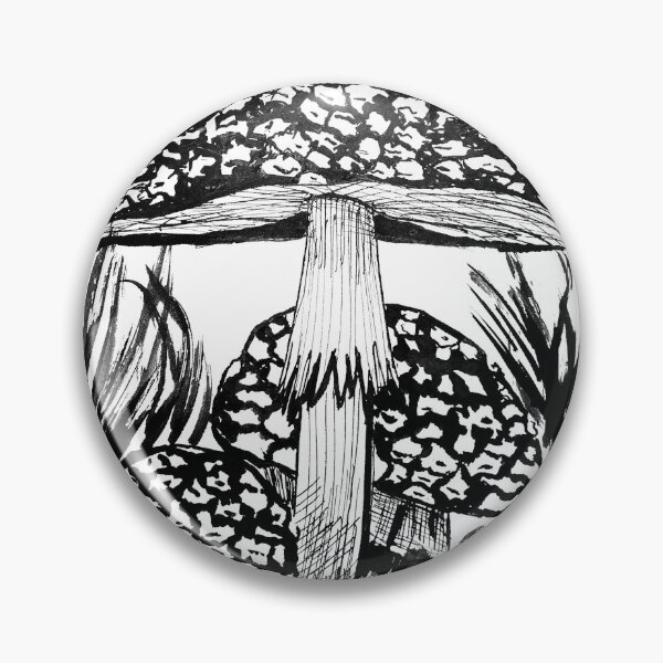 Artikelvorschau, Sinek Agaric Ink Illustration entworfen und verkauft von DaryaGeft.