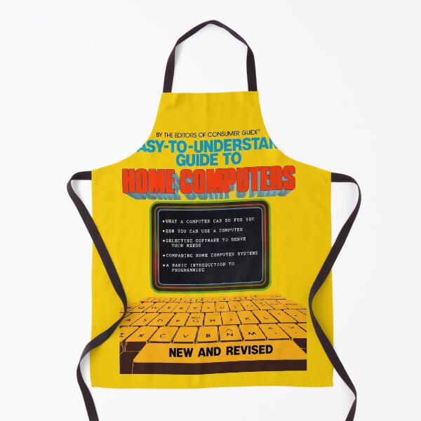 Item preview, EASY GUIDE TO HOME COMPUTERS - BOOK COVER designed and sold by ThrowbackAds.