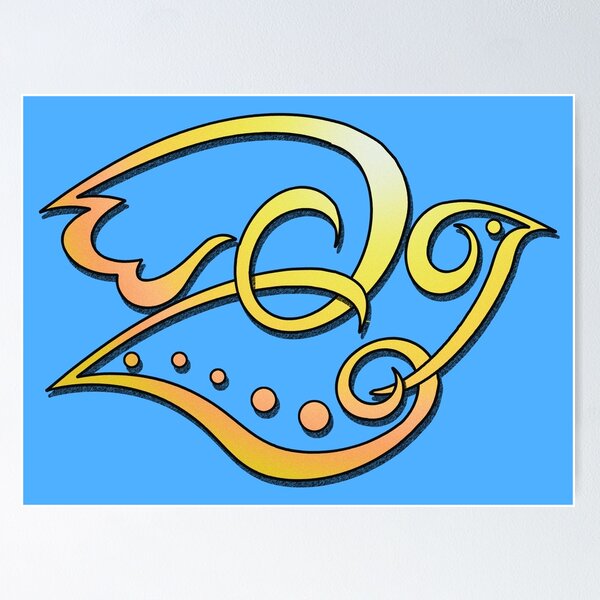 Item preview, Peace Dove - Gold designed and sold by Dana Kester-McCabe.
