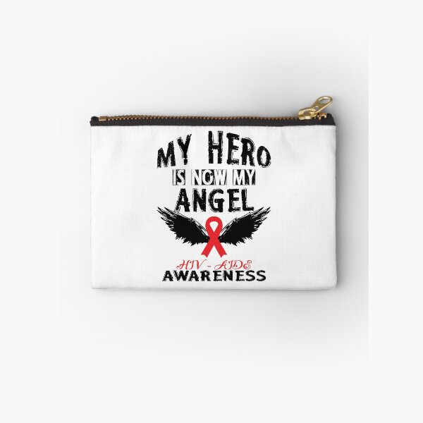 Item preview, My Hero Is Now My Angel - HIV Aids Awareness designed and sold by SmartStyle.