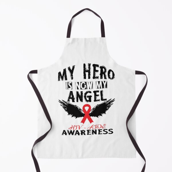 Item preview, My Hero Is Now My Angel - HIV Aids Awareness designed and sold by SmartStyle.