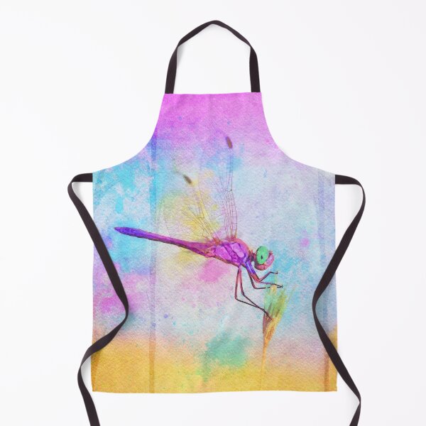 Item preview, Colorful Dragonfly Watercolor Art Painting designed and sold by DebiPhillips.