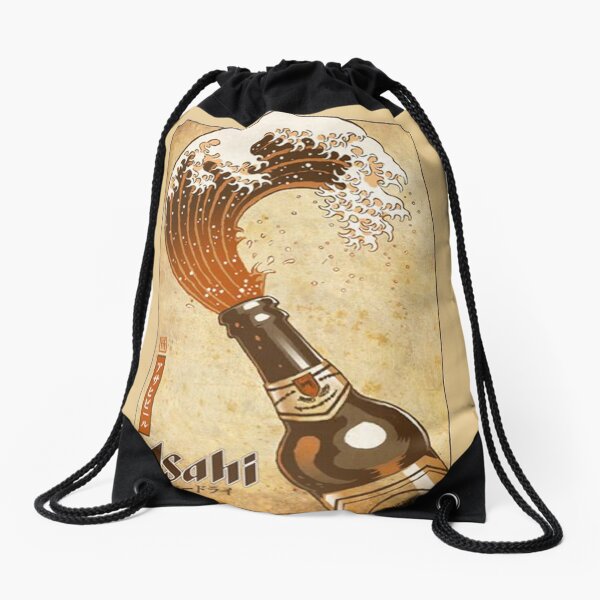 Asahi Kanagawa Drawstring Bag