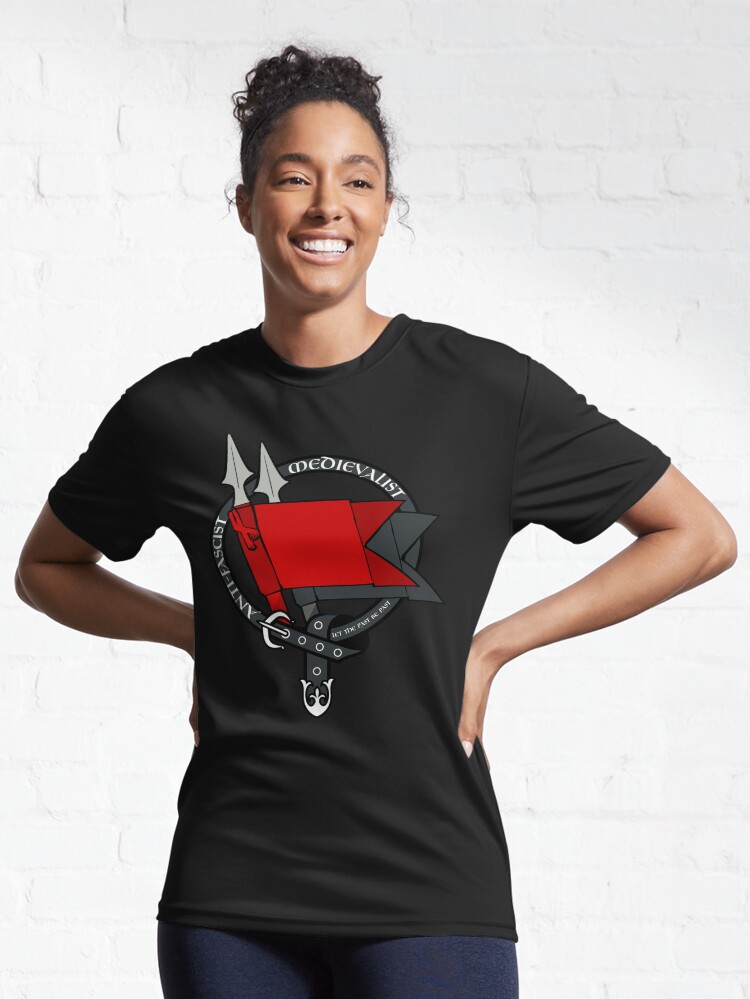 Thumbnail 6 of 7, Active T-Shirt, Anti-Fascist Medievalist designed and sold by ArteDoCombate.