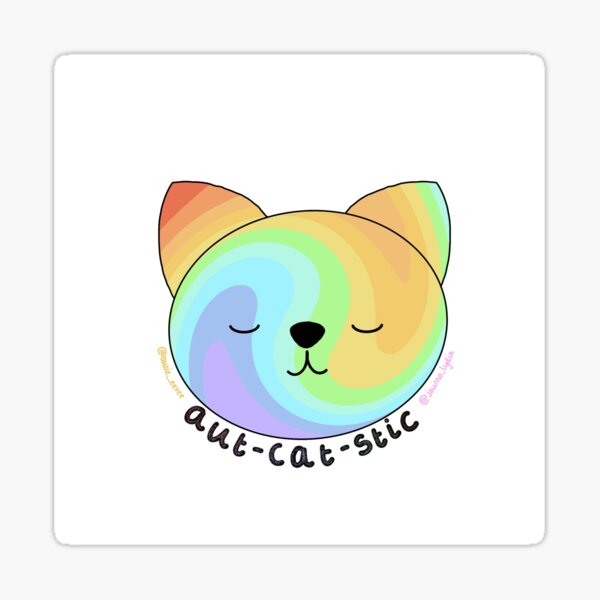 Autie Eevee x Journo Lydia Autcatstic Sticker