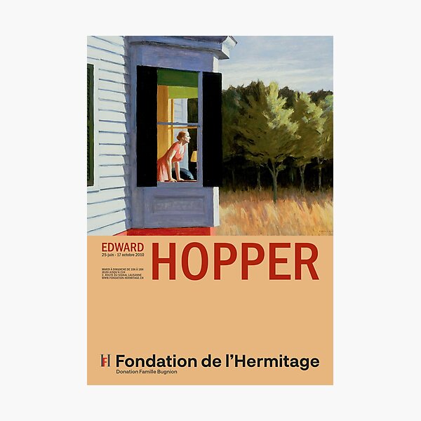 Item preview, Edward Hopper - Cape Cod Morning - Minimalist Exhibition Art Poster designed and sold by Francisco Couto.