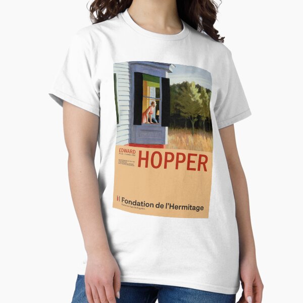 Vista previa del artículo con la obra «Póster Edward Hopper - Cape Cod Morning - Exposición de arte minimalista», diseñado y vendido por Francisco Couto.