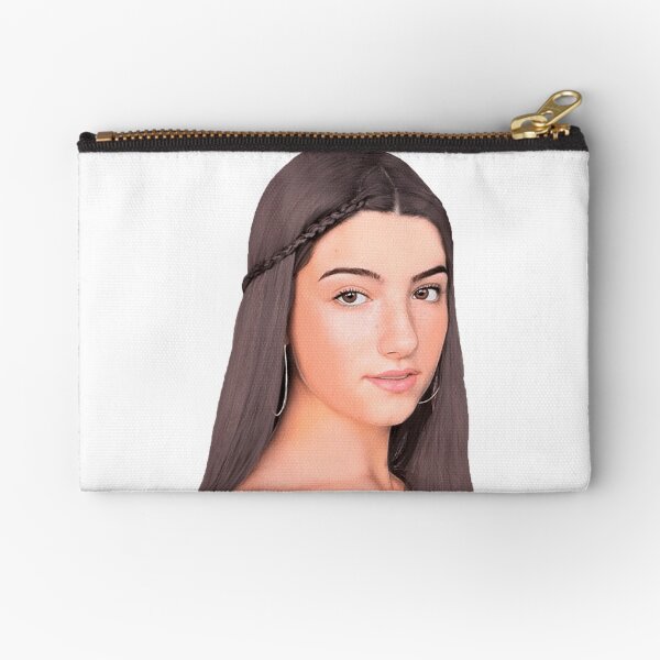 charlie d'amelio Zipper Pouch
