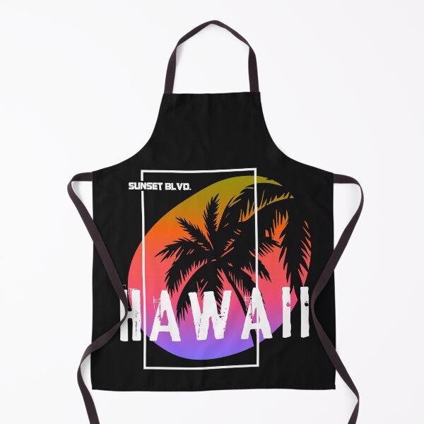 Item preview, Hawaii Sunset Blvd Summer Palm Trees Sun Beach Vacation designed and sold by tarek25.
