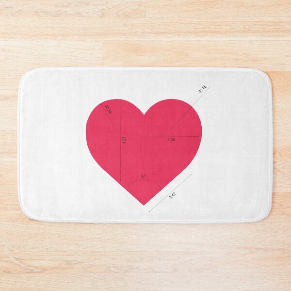 Item preview, The measurements of the heart designed and sold by printinglife.