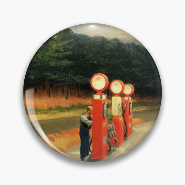 Item preview,  Edward Hopper - Gas - Minimalist Exhibition Art Poster designed and sold by Francisco Couto.