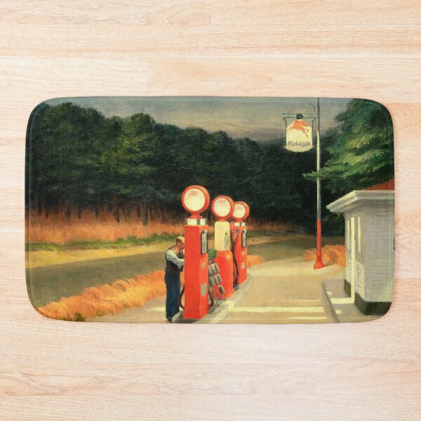 Item preview,  Edward Hopper - Gas - Minimalist Exhibition Art Poster designed and sold by Francisco Couto.