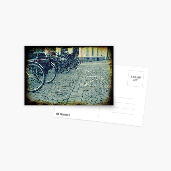 Retro Bikes Postcard