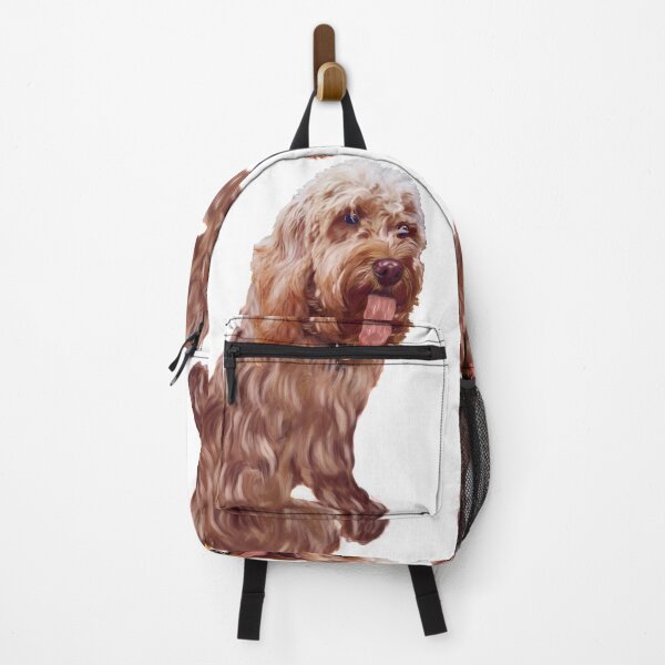 Item preview, Licking tongue Cavapoo Cavoodle puppy dog - cute cavalier king charles spaniel designed and sold by Artonmytee.