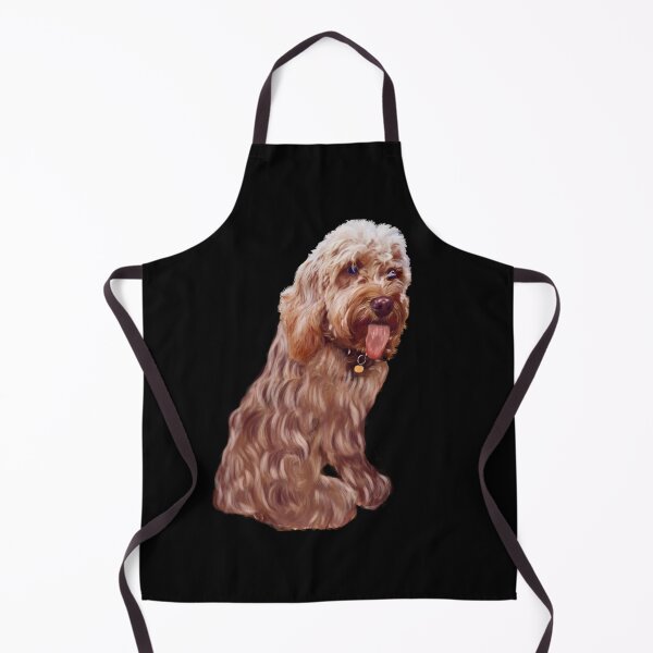 Item preview, Licking tongue Cavapoo Cavoodle puppy dog - cute cavalier king charles spaniel designed and sold by Artonmytee.