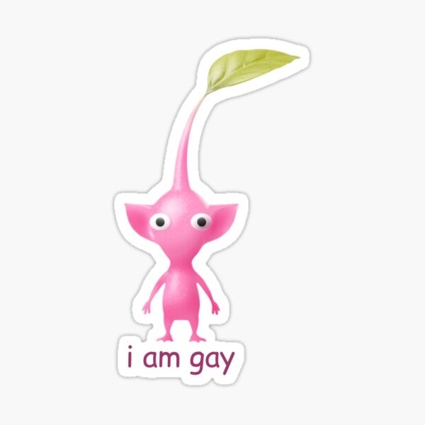 Item preview, Gay Pride Pink Pikmin designed and sold by blissrose.