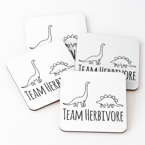 Item preview, Team Herbivore Cute and Funny Dinosaur designed and sold by ambaart.