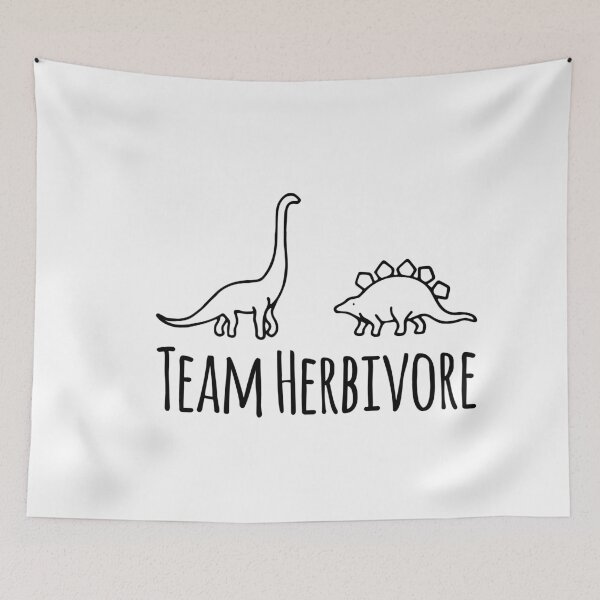 Item preview, Team Herbivore Cute and Funny Dinosaur designed and sold by ambaart.