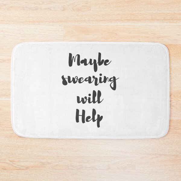 Item preview, Maybe swearing will help designed and sold by printinglife.