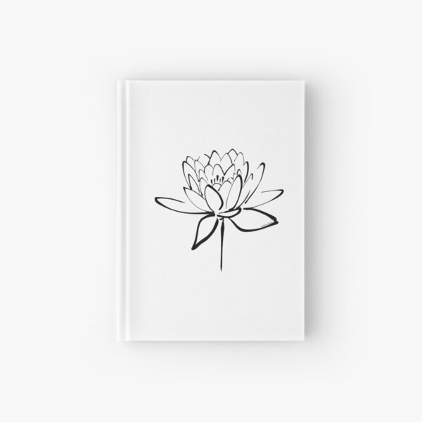 Item preview, Lotus Flower Calligraphy (Black) designed and sold by Makanahele.