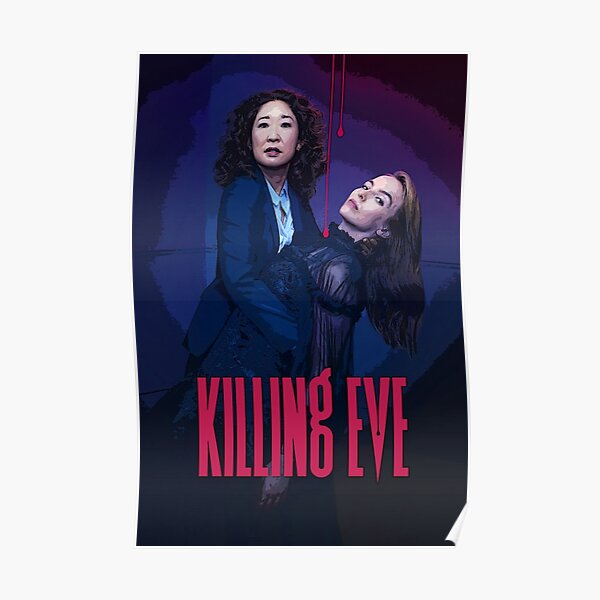 killing eve poster illustration Poster