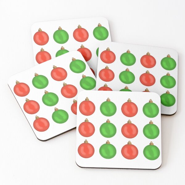 Item preview, Baubles Christmas Pattern designed and sold by Funful.