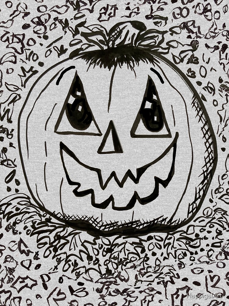 Happy Pumpkin by HappigalArt