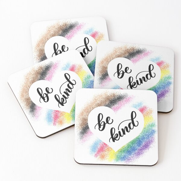 Item preview, Be Kind - Activist Collection - Infant/Toddler/Kids Cotton T-Shirt - Feminism, Equality, Pride, Justice, Vote, Pride, Ally, Anti-Racism designed and sold by ArtfulAndi.